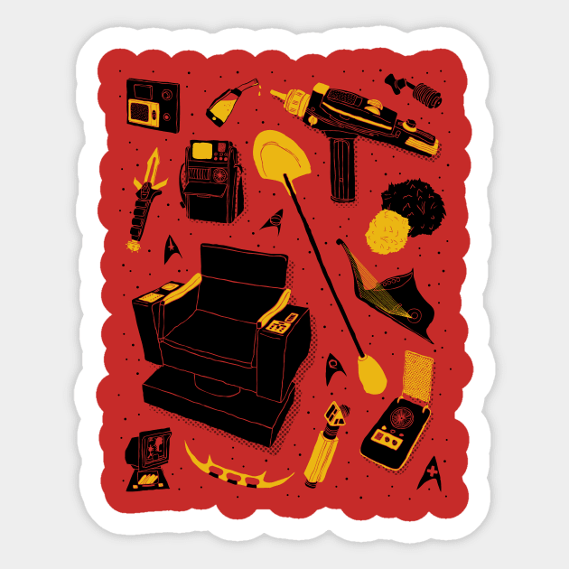 Artifacts: Star Trek Sticker by joshln